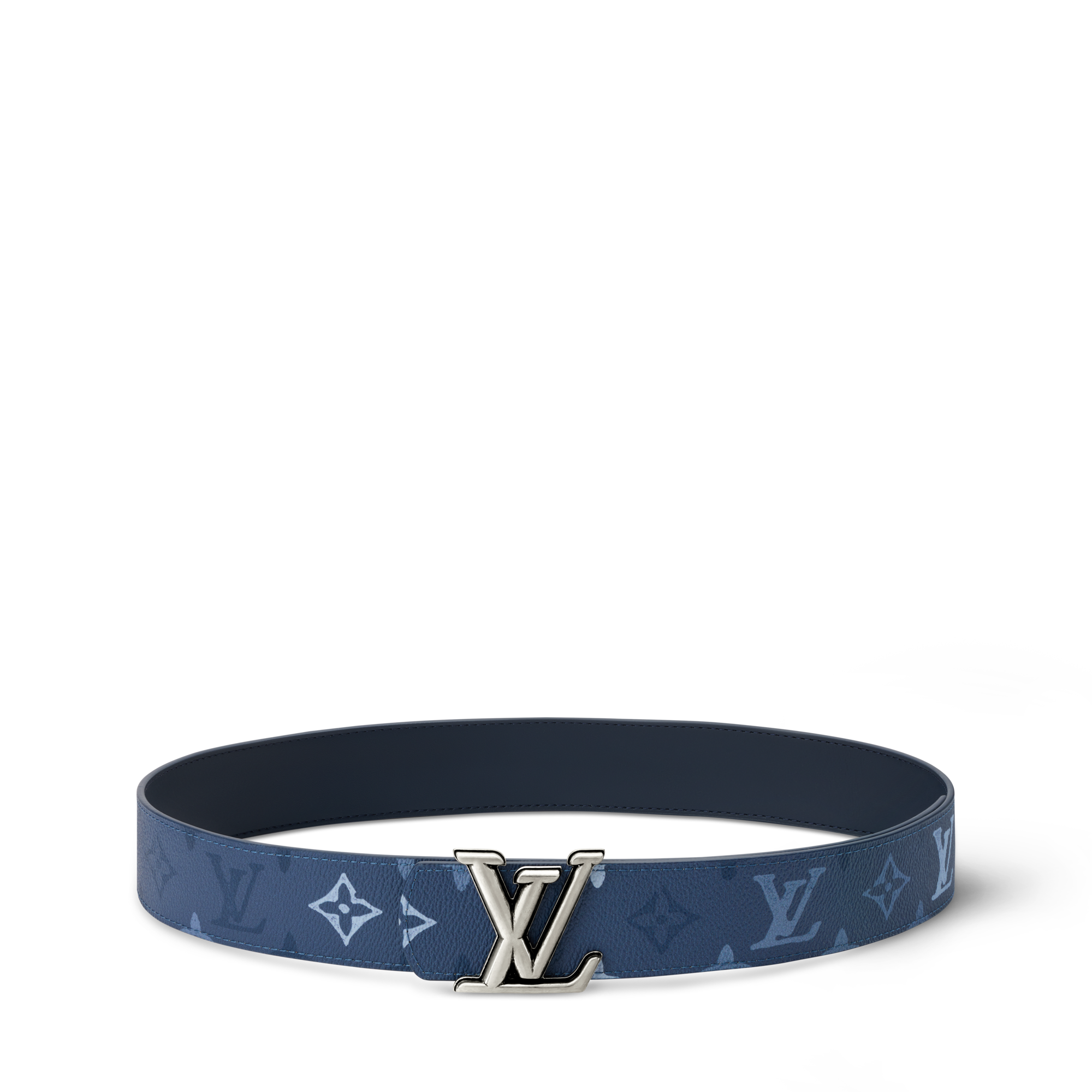 ベルト・LV イニシャル モノグラム ピグメント 40MM リバーシブル